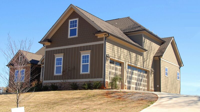 a house with a driveway and a driveway